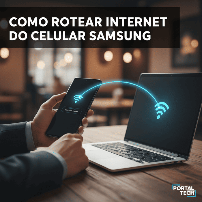 Como Rotear Internet do celular Samsung para o Notebook: Guia Rápido!