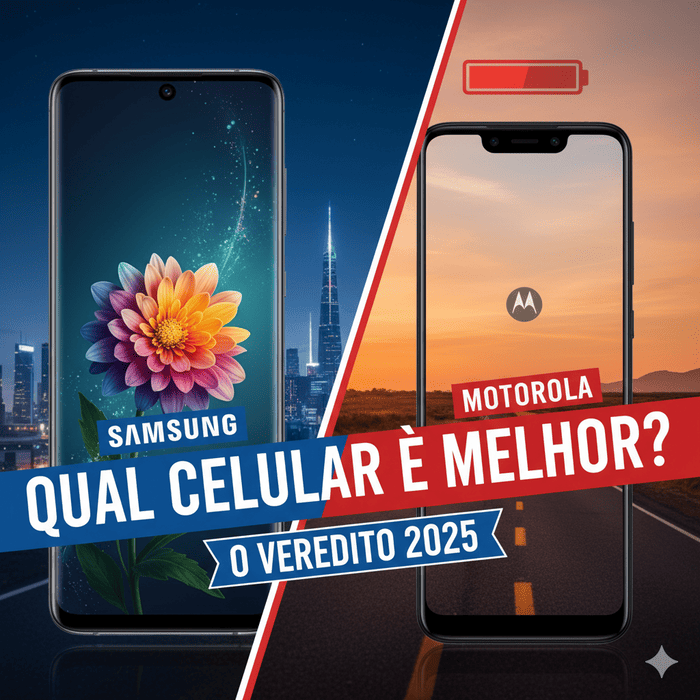 Qual Celular é Melhor: Motorola ou Samsung? O Veredito 2025.