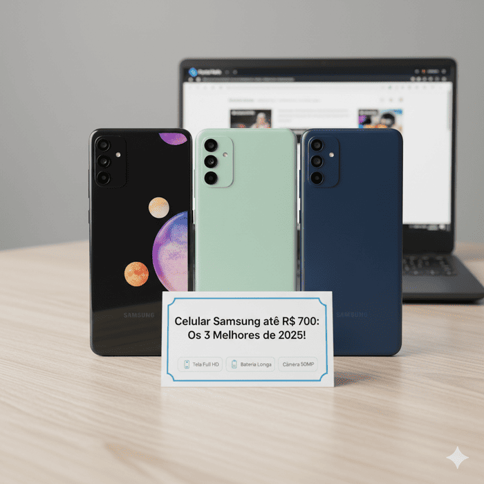 Celular Samsung até 700 reais: Os 3 Melhores de 2025!